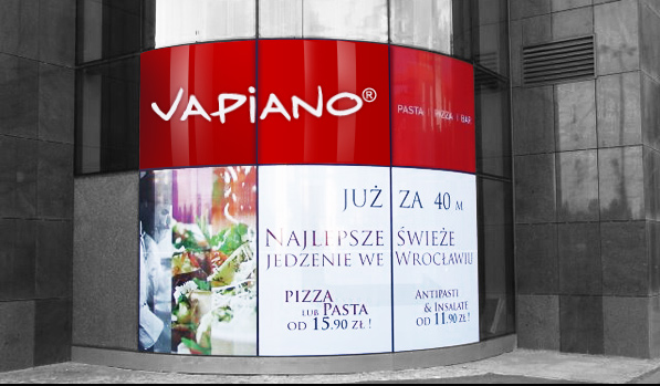 Vapiano - reklama outdoorowa